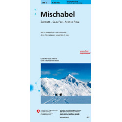Carte randonnée MISCHABEL SKI