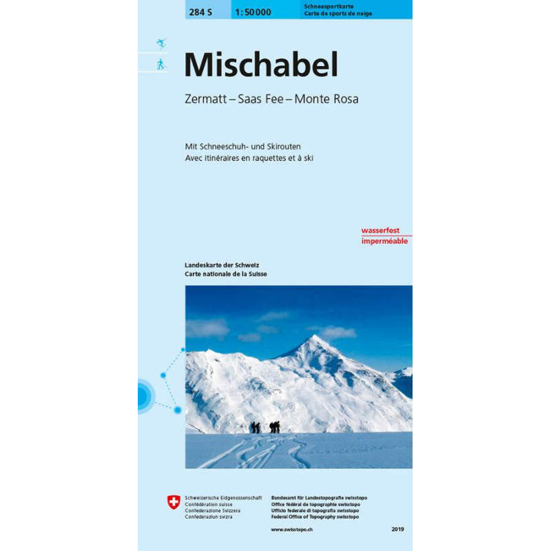 Carte randonnée MISCHABEL SKI