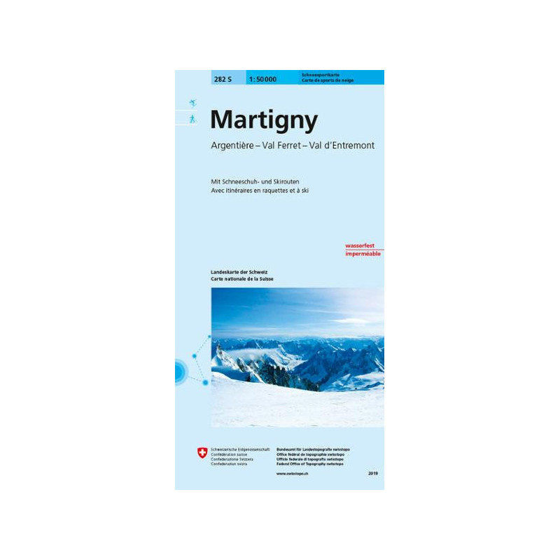 Carte randonnée MARTIGNY SKI