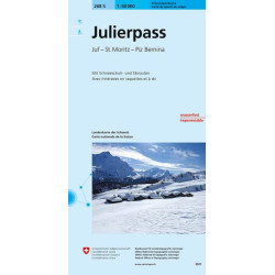 Carte randonnée JULIERPASS SKI