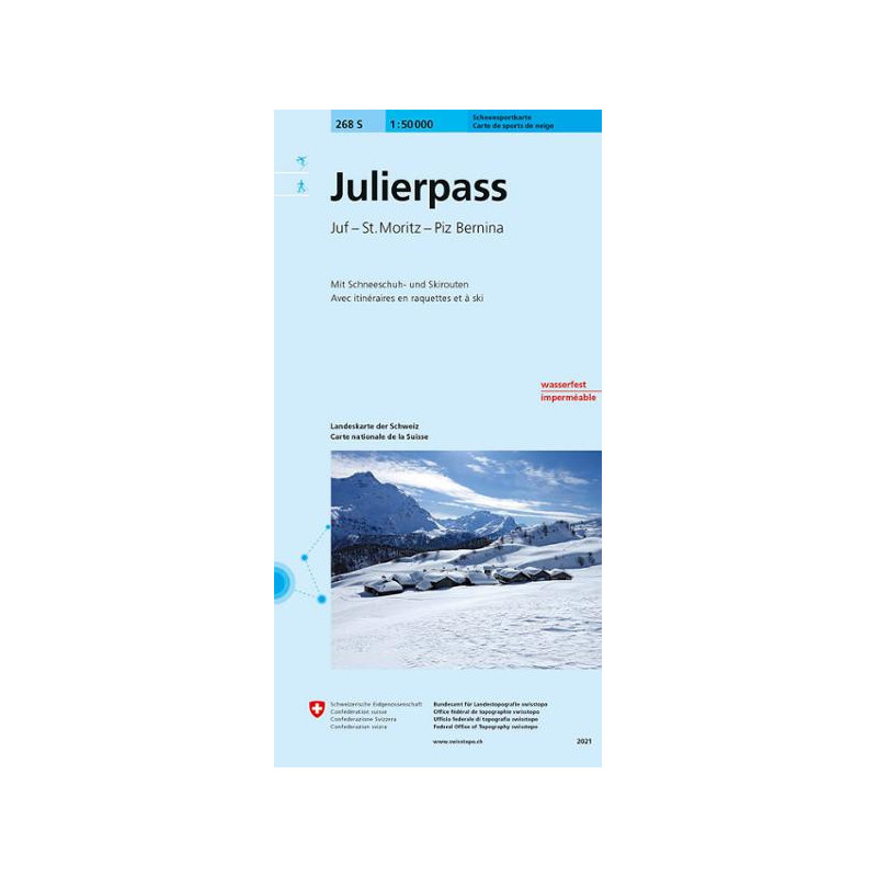 Carte randonnée JULIERPASS SKI