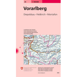 Carte randonnée VORARLBERG