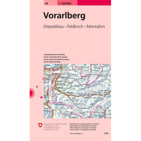 Carte randonnée VORARLBERG