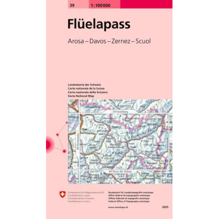 Carte randonnée FLUELAPASS