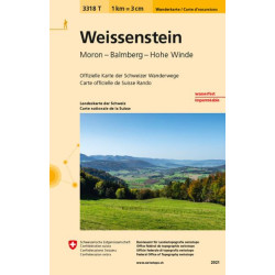 Carte randonnée WEISSENSTEIN INDECHIRABLE ET RESISTANTE EAU