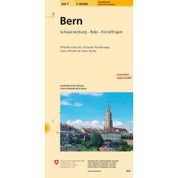 Carte randonnée BERN PEDESTRE