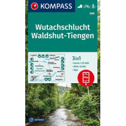 Carte randonnée 899 WUTACHSCHLUCHT - WALDSHUT