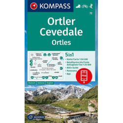 Carte randonnée 72 ORTLER - ORTLES - CEVEDALE