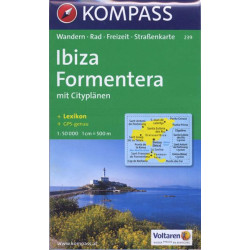 Carte randonnée 239 IBIZA - FORMENTERA