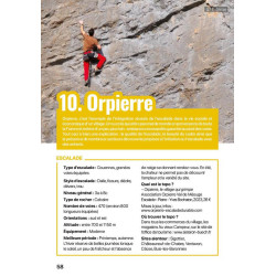 Carte randonnée ESCALADE EN FRANCE LES PLUS BEAUX SITES