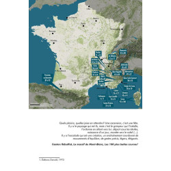 Carte randonnée LES 100 PLUS BELLES GRANDES VOIES EN FRANCE