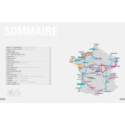 Carte randonnée LES PLUS BELLES VOIES VERTES ET VÉLOROUTES DE FRANCE