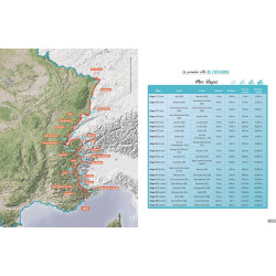 Carte randonnée MON TOUR DE L'HEXAGONE A VELO