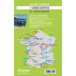 Carte randonnée ATLAS FRANCE DES VOIES VERTES ET VÉLOROUTES