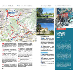 Carte randonnée BOUCLES A VELO - AUTOUR DU LAC LEMAN