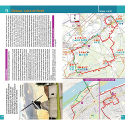 Carte randonnée BOUCLES A VELO - CHATEAUX DE LA LOIRE