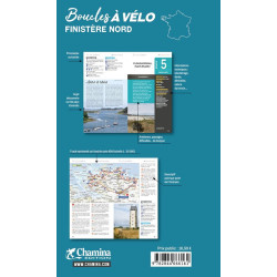 Carte randonnée BOUCLES A VELO - FINISTERE NORD CROZON - MONTS D'AREE