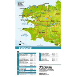 Carte randonnée BOUCLES A VELO - FINISTERE NORD CROZON - MONTS D'AREE