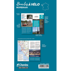Carte randonnée BOUCLES A VELO - MORBIHAN