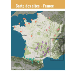 Carte randonnée PARAPENTE EN FRANCE LES PLUS BEAUX SITES
