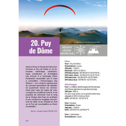 Carte randonnée PARAPENTE EN FRANCE LES PLUS BEAUX SITES