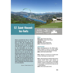 Carte randonnée PARAPENTE EN FRANCE LES PLUS BEAUX SITES