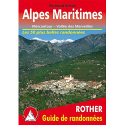 Achat Topo guide randonnées - Alpes Maritimes, Mercantour - Rother éditions