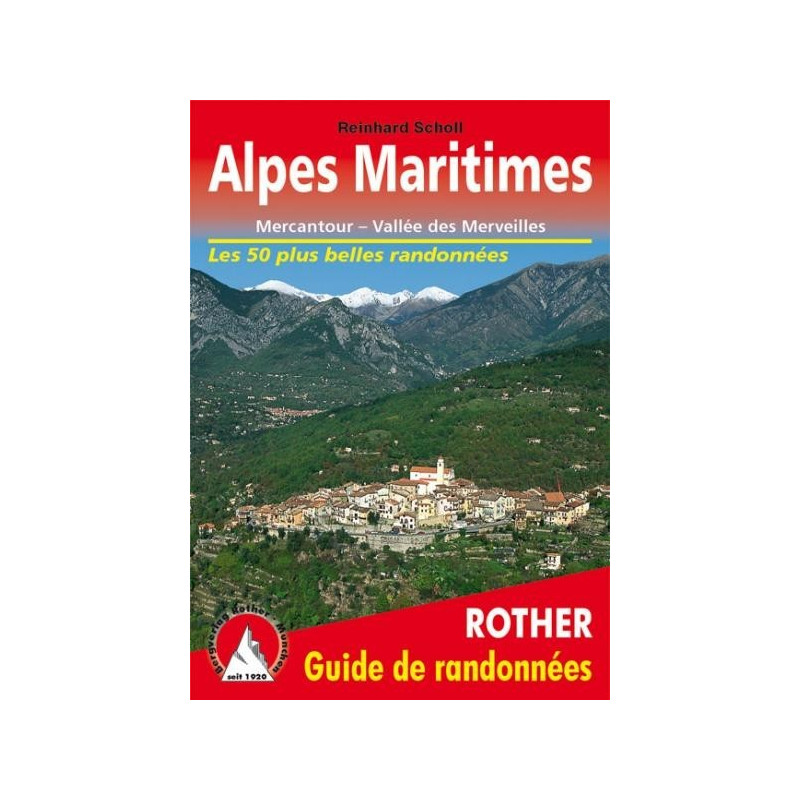 Achat Topo guide randonnées - Alpes Maritimes, Mercantour - Rother éditions