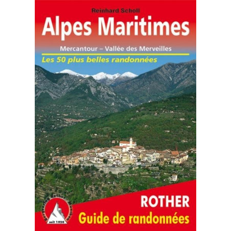 Achat Topo guide randonnées - Alpes Maritimes, Mercantour - Rother éditions