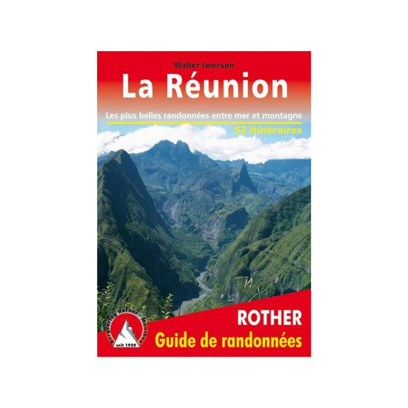 Achat Topo guide randonnées - La Réunion - Rother