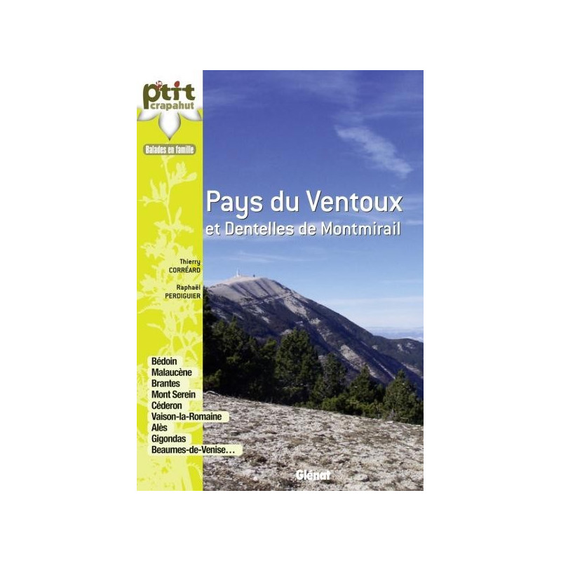 Achat Topo guide randonnées - Pays du Ventoux et Dentelles de Montmirail -  Glénat