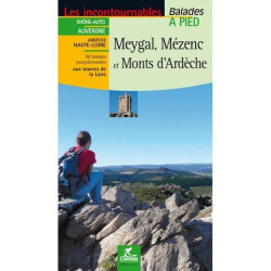 Achat Topo guide randonnées - Meygal, Mézenc et monts d'Ardèche - Chamina