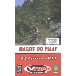Achat Guide VTT - Massif du Pilat, 42 circuits VTT - Vtopo
