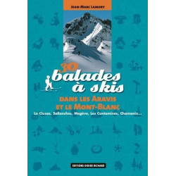 Achat Topo ski randonnée - 30 Balades à skis dans les Aravis et le Mont-Blanc  - D.Richard