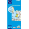 Achat Carte randonnées IGN Granville -Coutances - 1214 ET