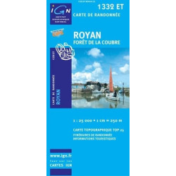 Achat Carte randonnées IGN Royan - 1332 ET