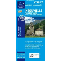 Achat Carte randonnées IGN Néouvielle - Vallée d'Aure - 1748 ET