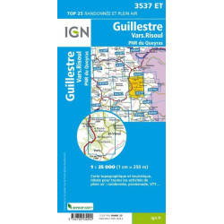 Achat Carte randonnées IGN Guillestre - Vars Risoul - 3537 ET