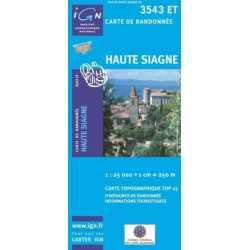 Achat Carte randonnées IGN Haute Siagne - 3543 ET