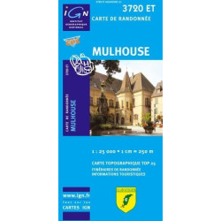 Achat Carte randonnées IGN Mulhouse - 3720 ET