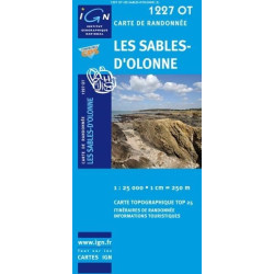 Achat Carte randonnées IGN - 1227 OT - Les Sables d'Olonne