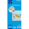 Achat Carte randonnées IGN - 1512 OT - Bayeux - Arromanches les Bains plages du débarquement