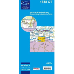 Achat Carte randonnées IGN - 1848 OT - Bagnères De Luchon - Lac d'Oô