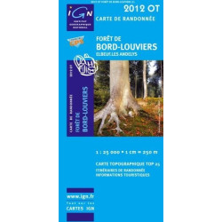 Achat Carte randonnées IGN - 2012 OT - Forêt De Bord Louviers Elbeuf Les Andelys