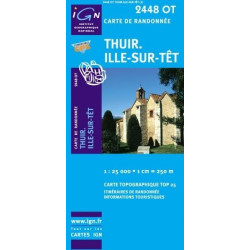 Achat Carte randonnées IGN - 2448 OT - Thuir Ille Sur Têt