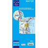 Achat Carte randonnées IGN - 2547 OT - Durban Corbières Leucate - Plages du Roussillon