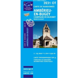 Achat Carte randonnées IGN - 3231 OT - Ambérieu En Bugey - Champagne en Valromey