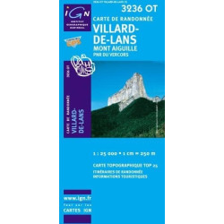 Achat Carte randonnées IGN - 3236 OT - Villard De Lans - Mont Aiguille