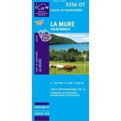 Achat Carte randonnées IGN - 3336 OT - La Mure - Valbonnais