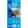 Achat Carte randonnées IGN - 3442 OT - Gorges Du Verdon - Moustiers Ste Marie